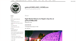 Desktop Screenshot of galleryhomeland.org
